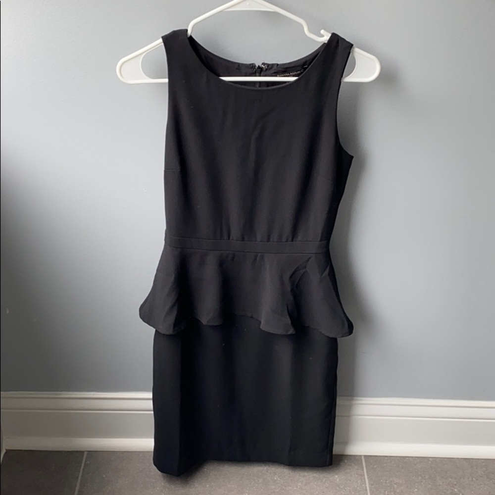Banana republic factory black dress